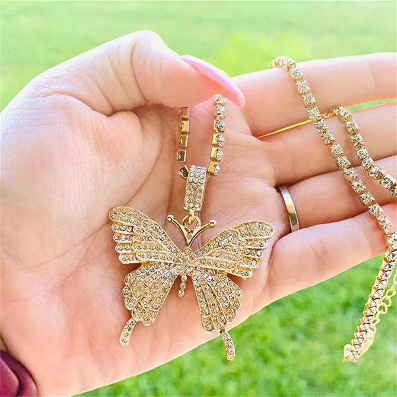 Crystal Butterfly Necklace