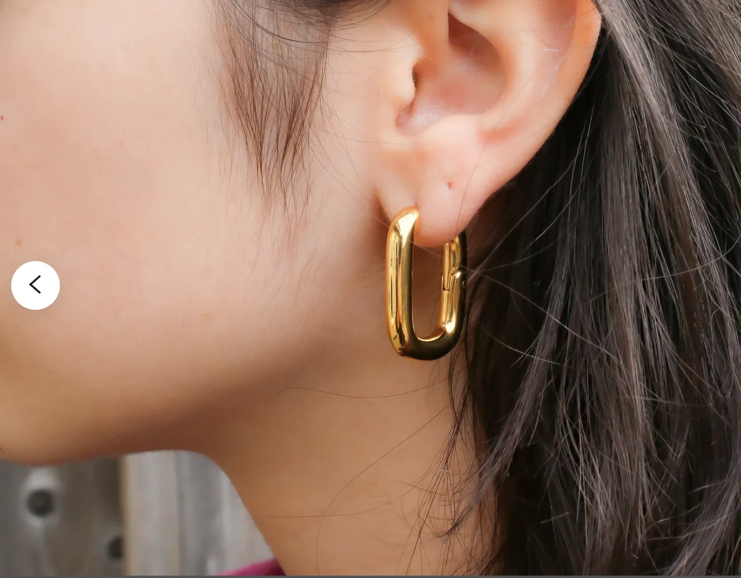 Daisy Hoops Earrings