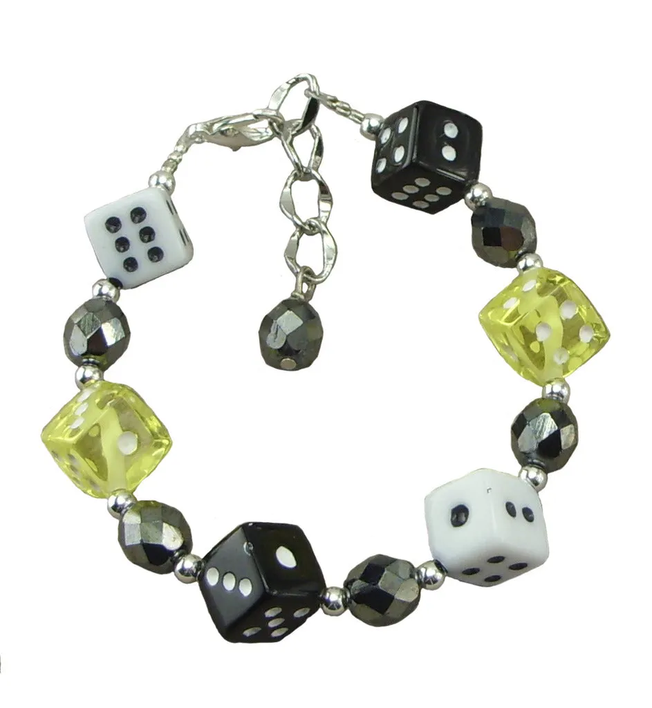 Dice, Adjustable Bracelets