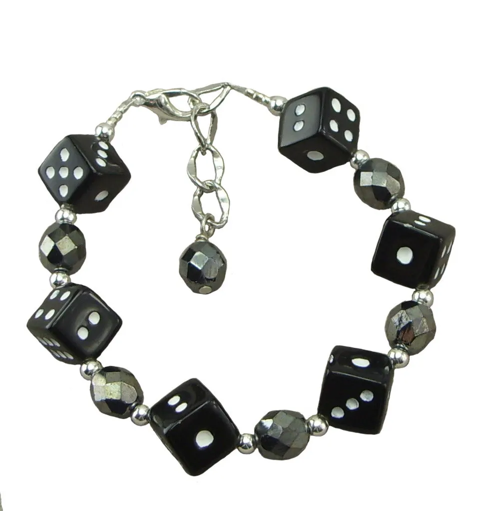 Dice, Adjustable Bracelets