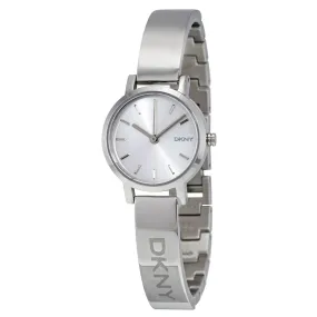 DKNY Silver Sunray Dial Bangle Ladies Watch NY2306
