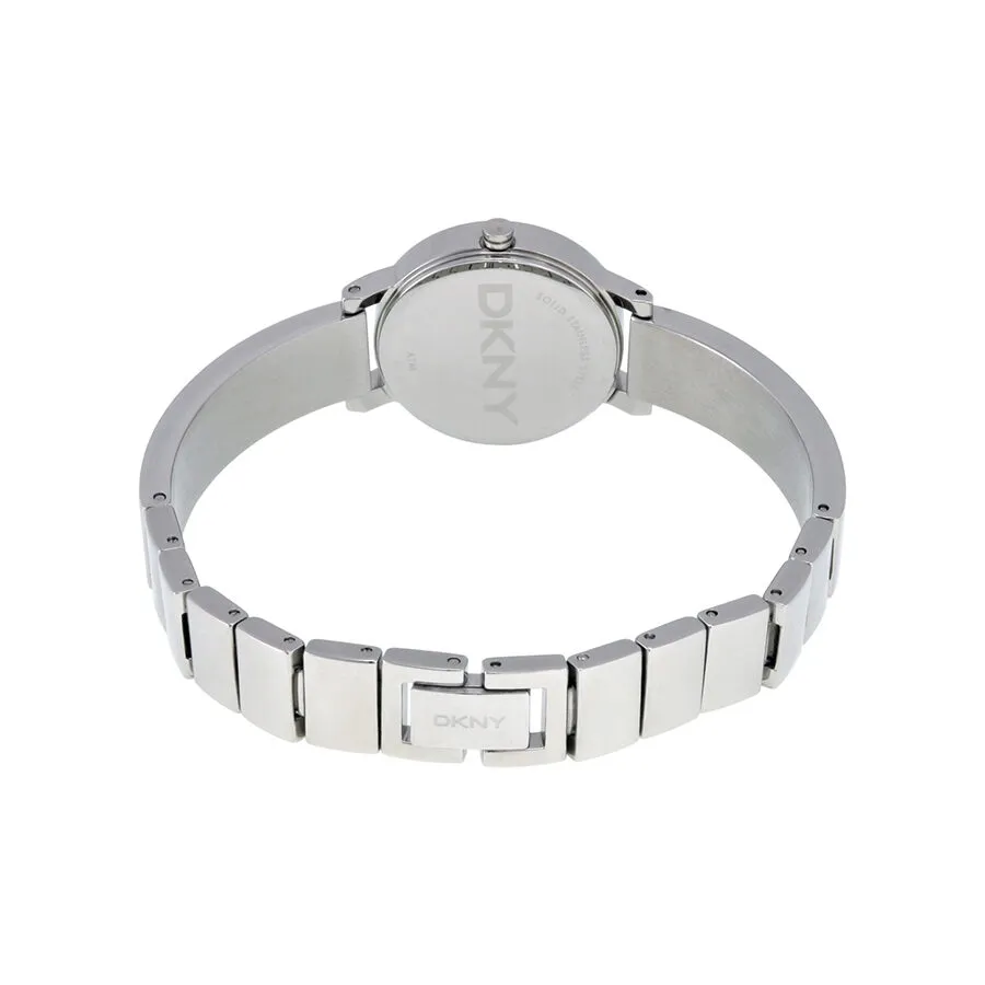 DKNY Silver Sunray Dial Bangle Ladies Watch NY2306