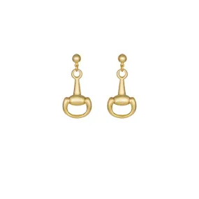 Dressage Earrings Gold