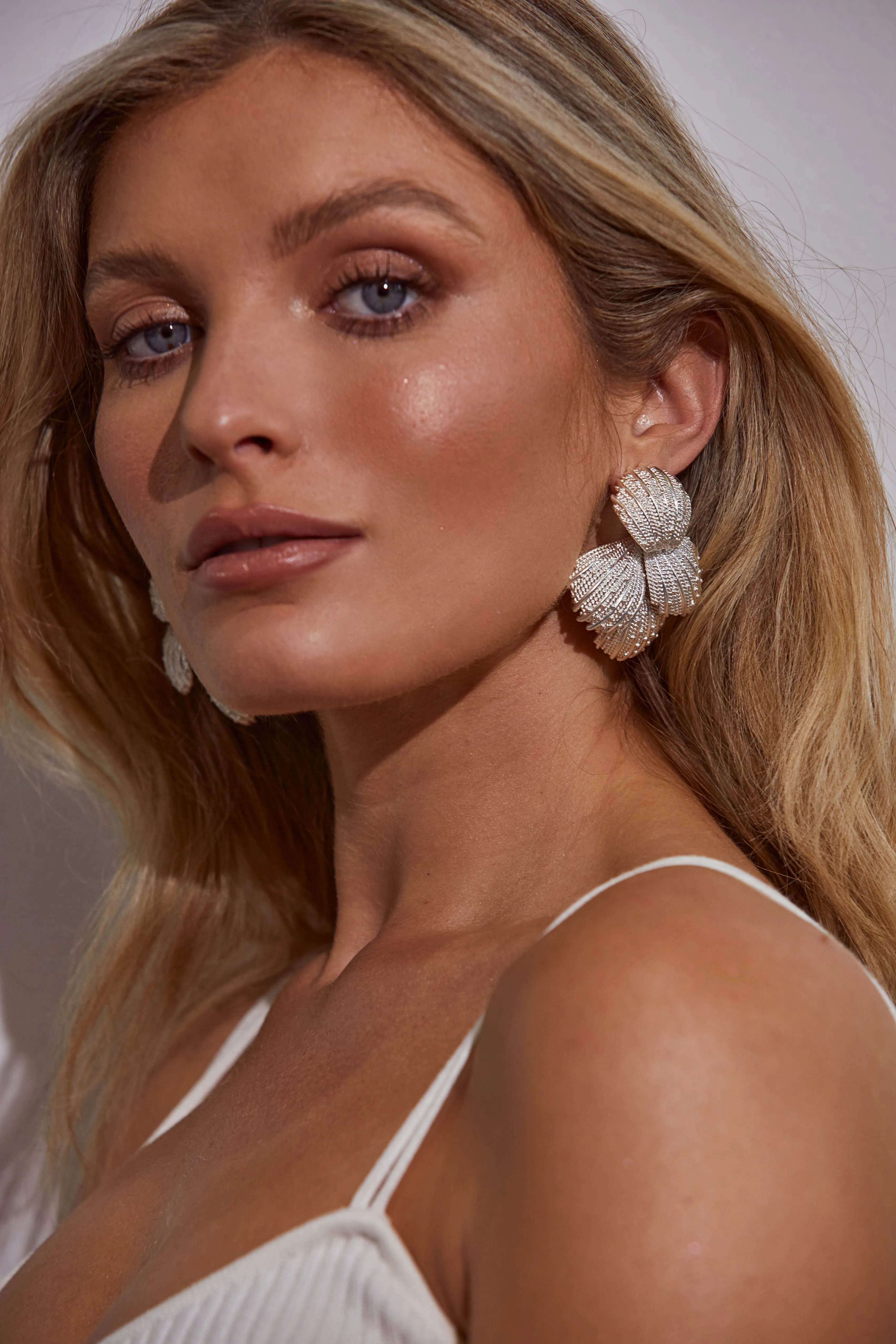 Editorial Earrings Silver