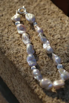 Elegant Baroque Pearl Classic  Choker Necklace