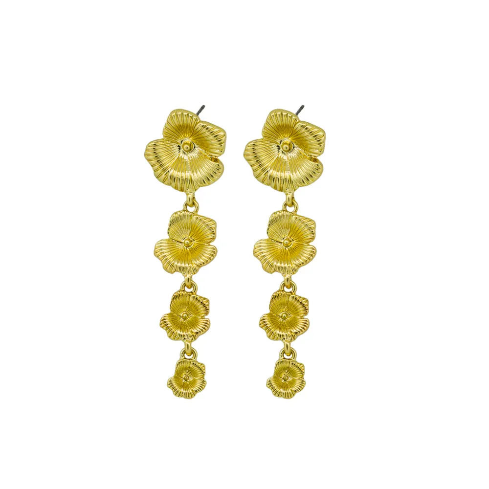 Flower Drop Earrings