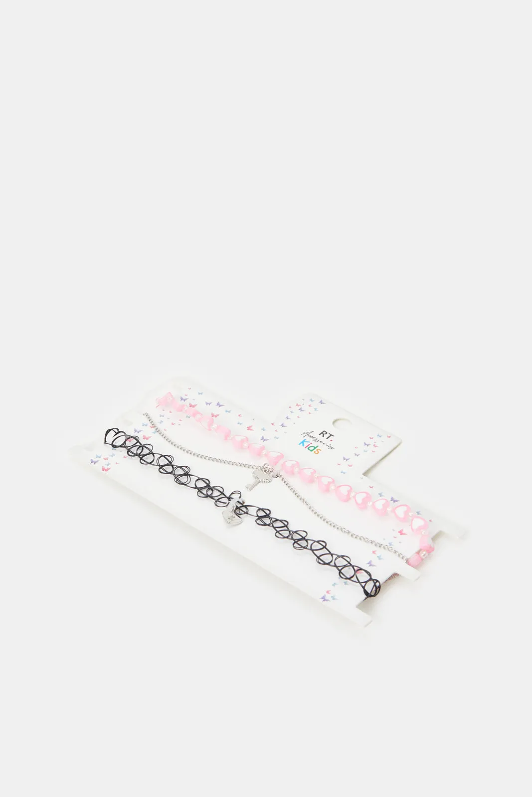 Girls Assorted Necklace Set (Pack of 3)