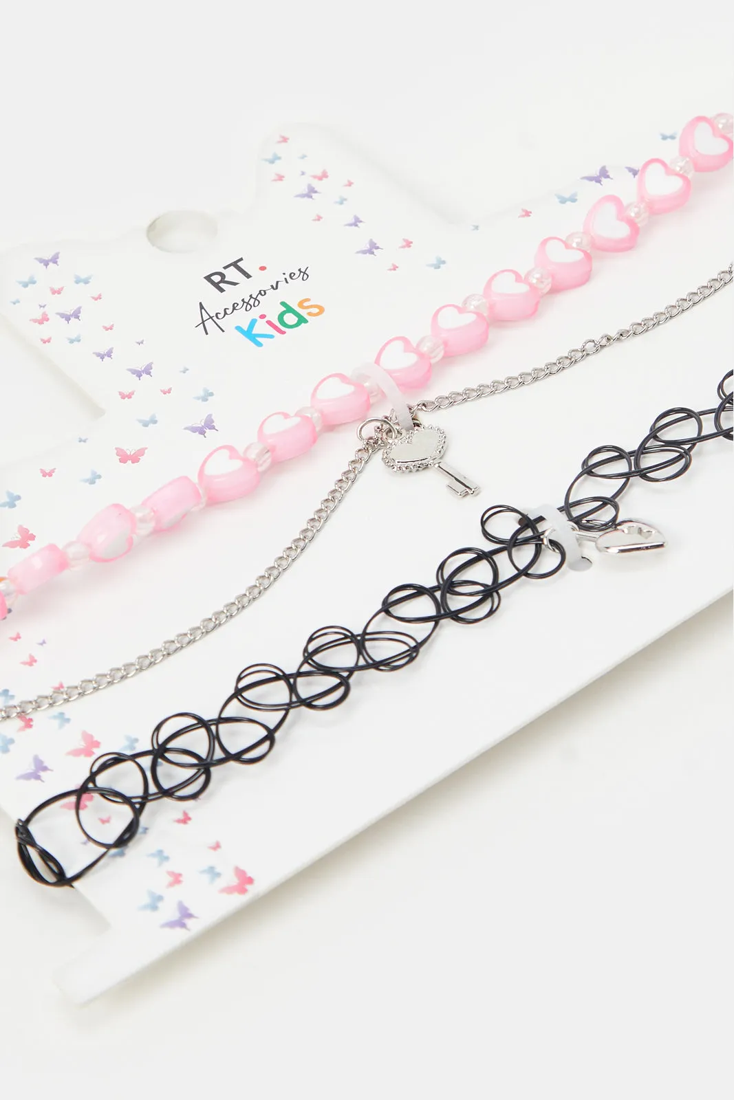 Girls Assorted Necklace Set (Pack of 3)