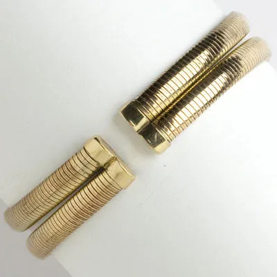 Gold 1940s Cuff Bracelet by Forstner