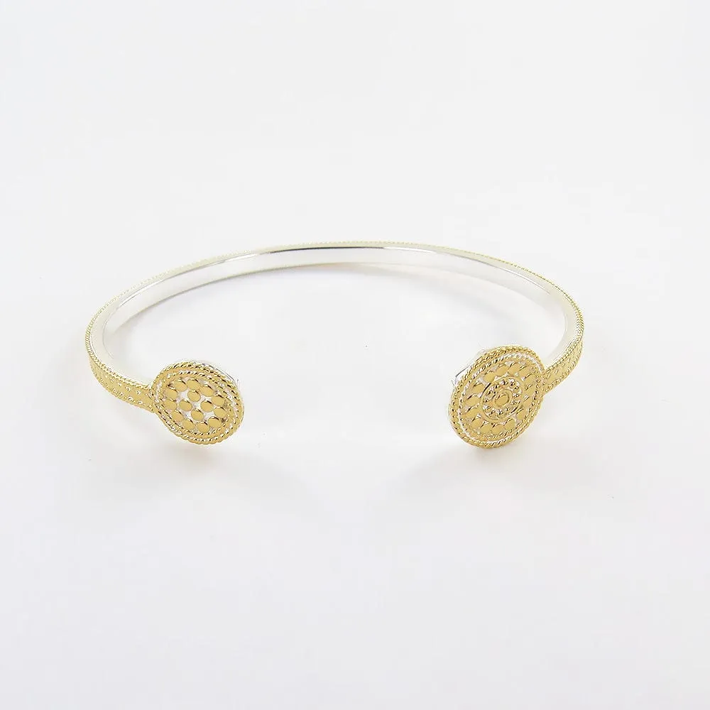 GOLD CIRCLE OPEN CUFF