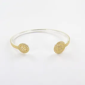 GOLD CIRCLE OPEN CUFF