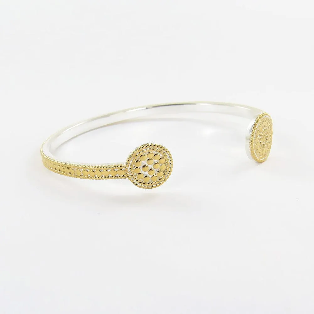 GOLD CIRCLE OPEN CUFF