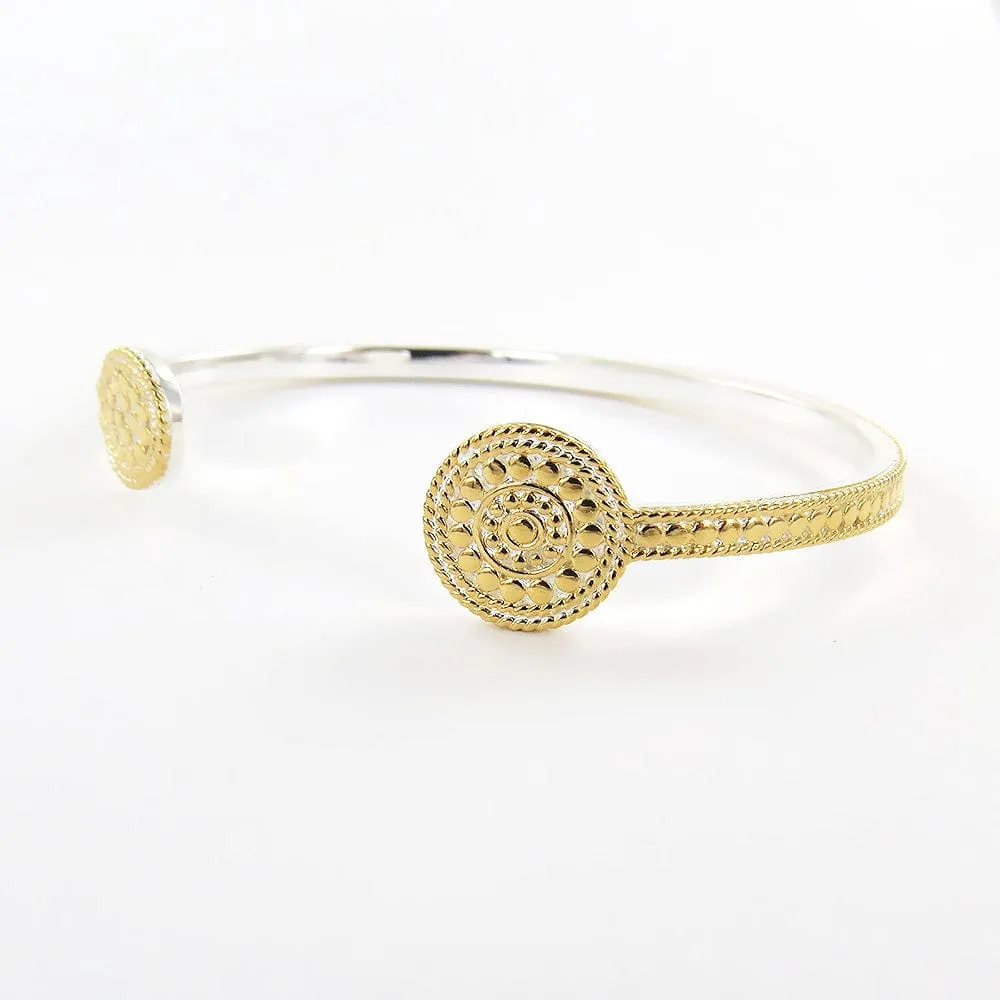 GOLD CIRCLE OPEN CUFF