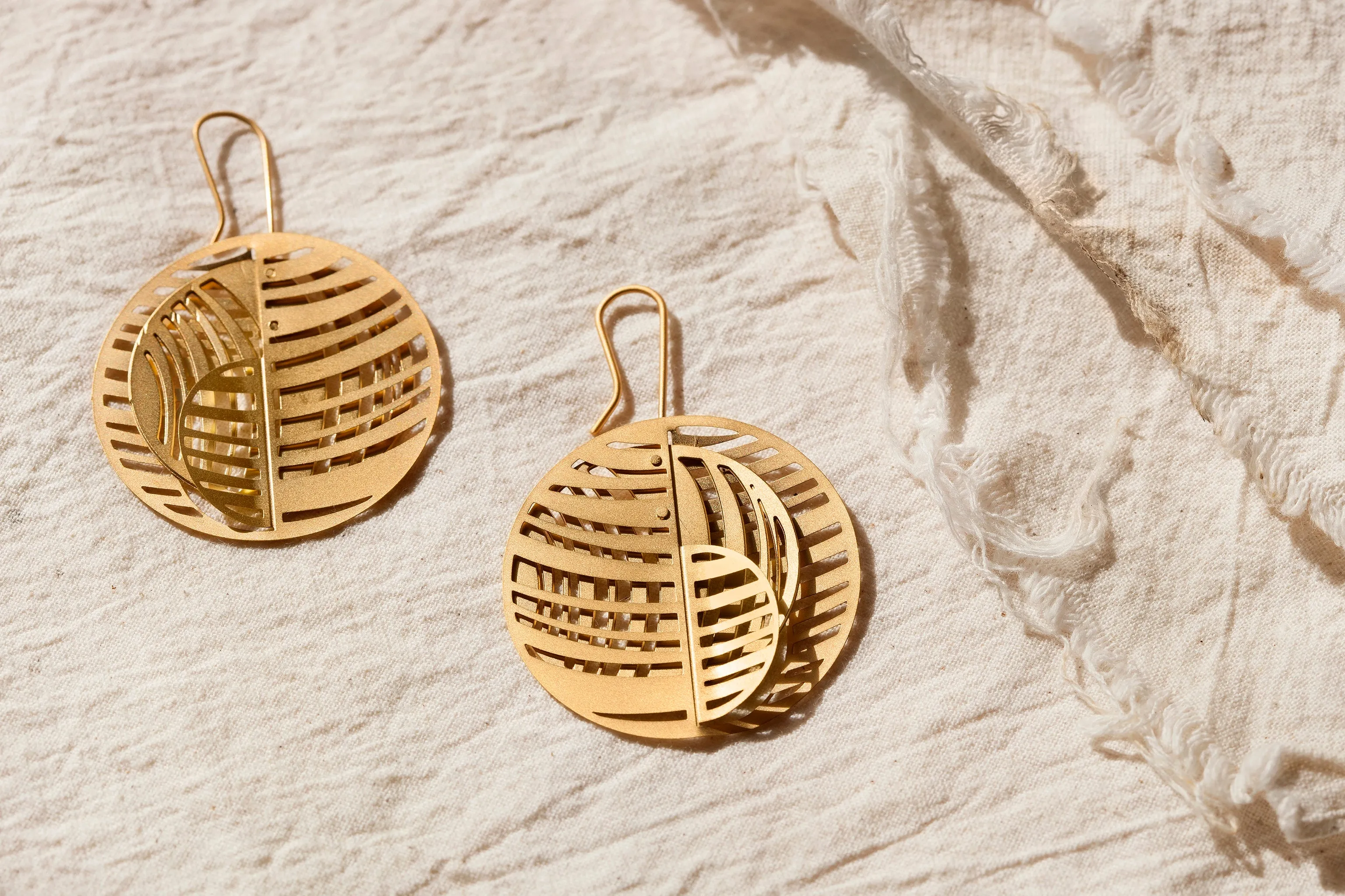 GOLD JUPITER EARRINGS