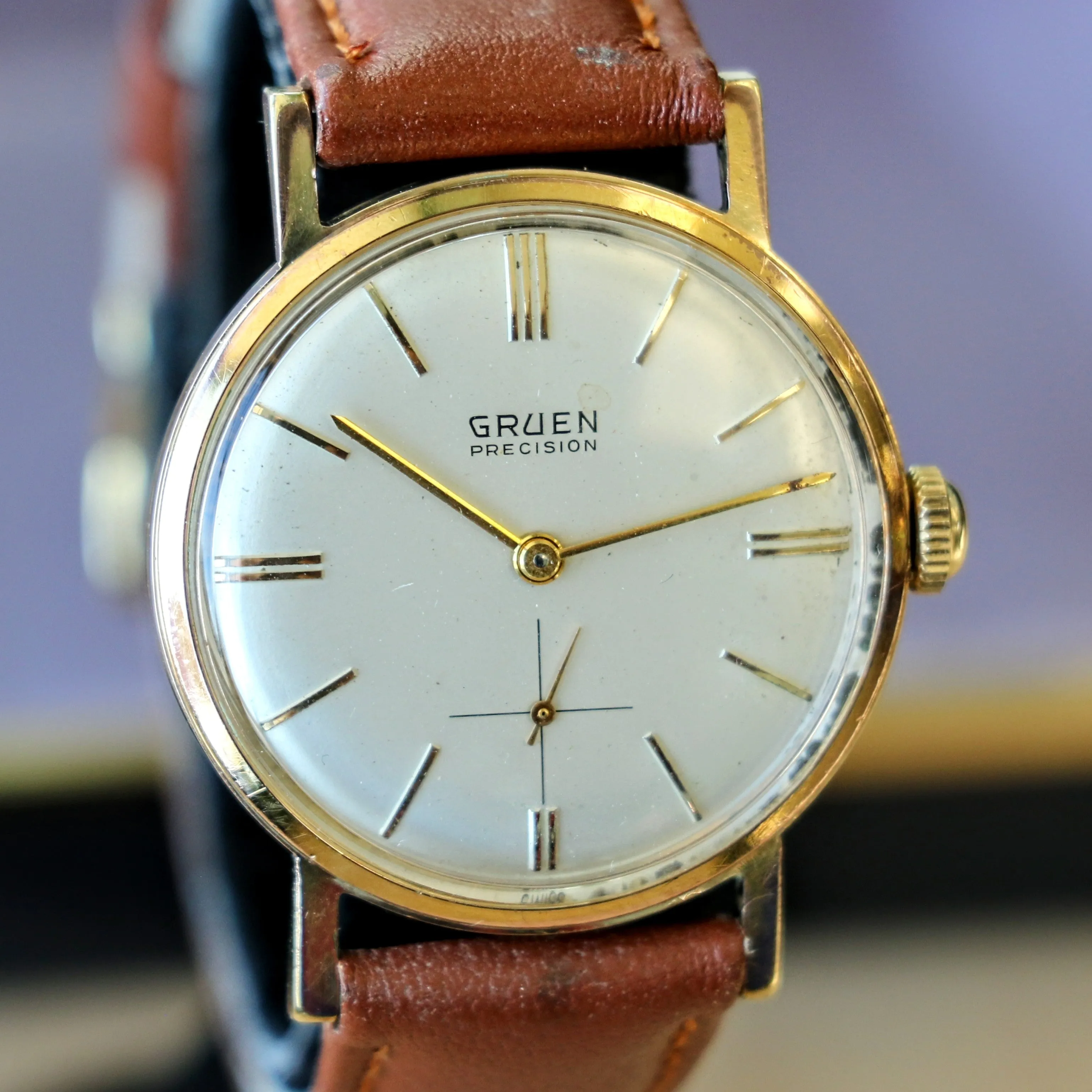 Gruen Precision 510 "James Bond" 007 Watch 17 Jewels Swiss Wristwatch - In Box
