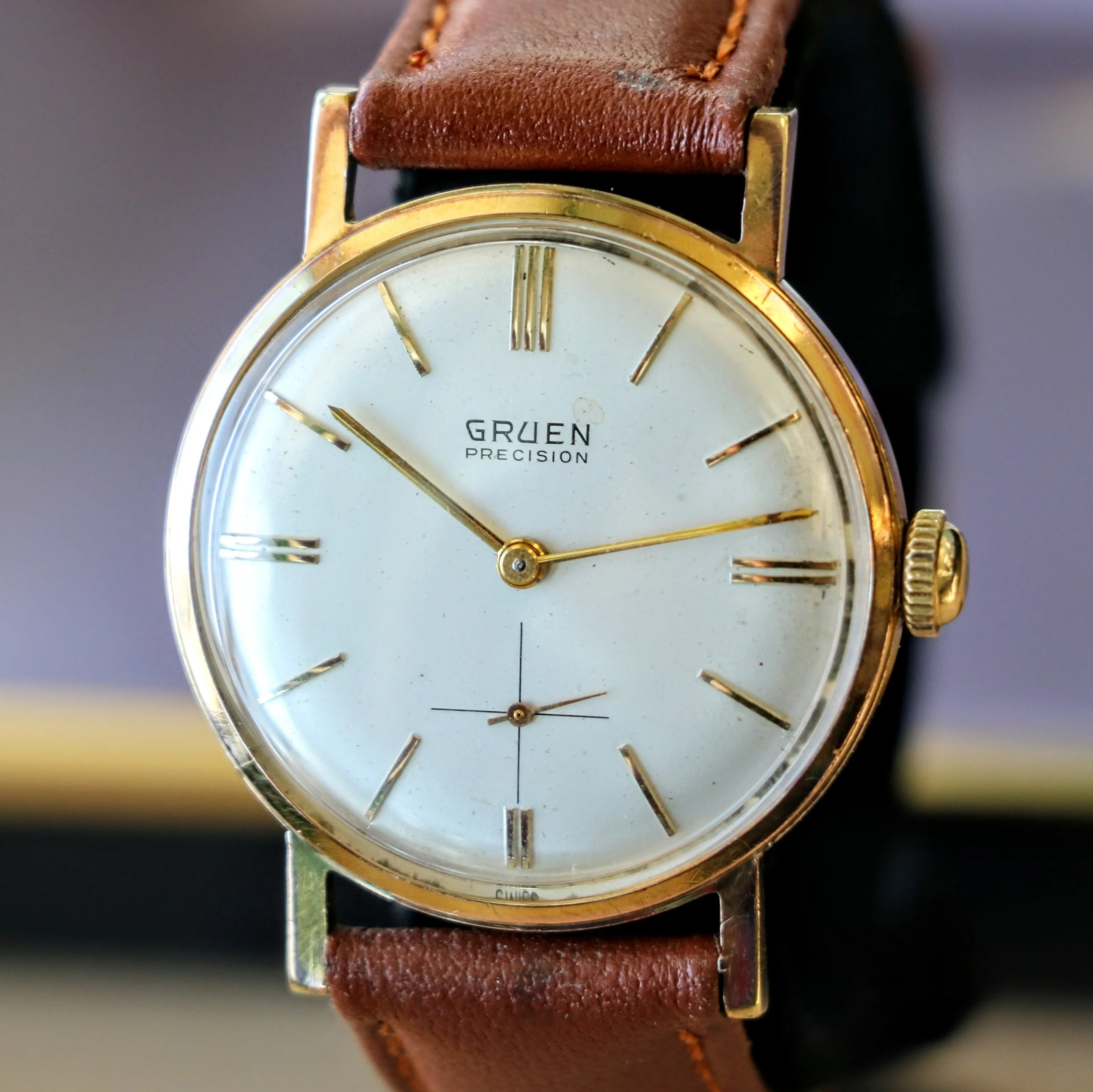 Gruen Precision 510 "James Bond" 007 Watch 17 Jewels Swiss Wristwatch - In Box