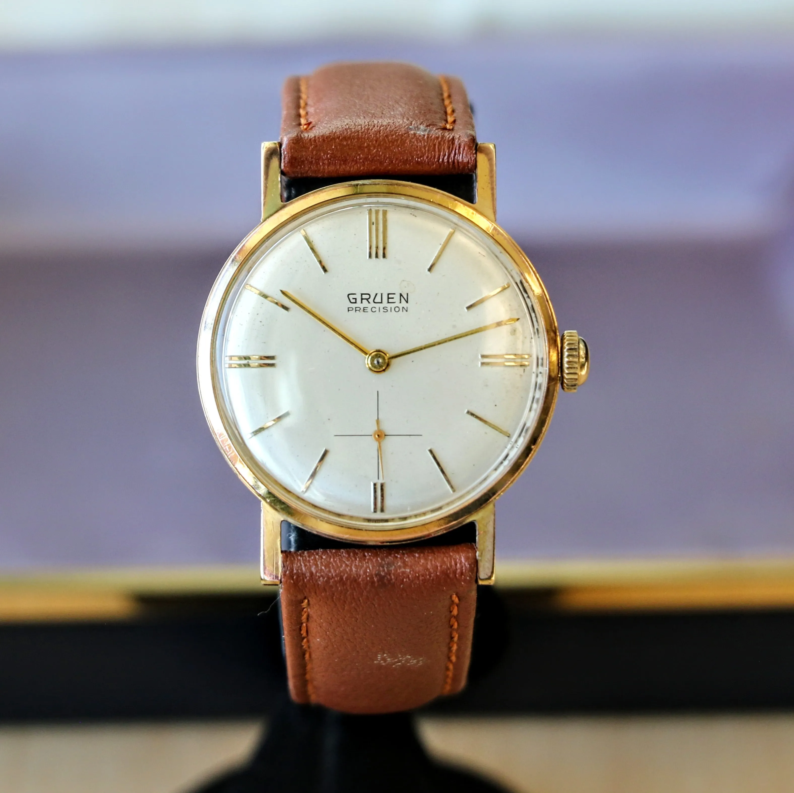 Gruen Precision 510 "James Bond" 007 Watch 17 Jewels Swiss Wristwatch - In Box