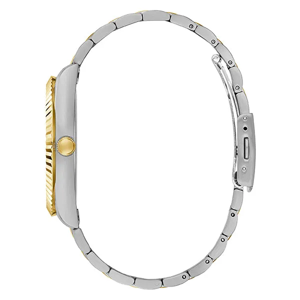 Guess Connoisseur Two-Tone Stainless Steel Black Dial Men's Watch GW0265G5