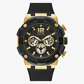 Guess GW0264G3 Black Silicone Strap Men Watches