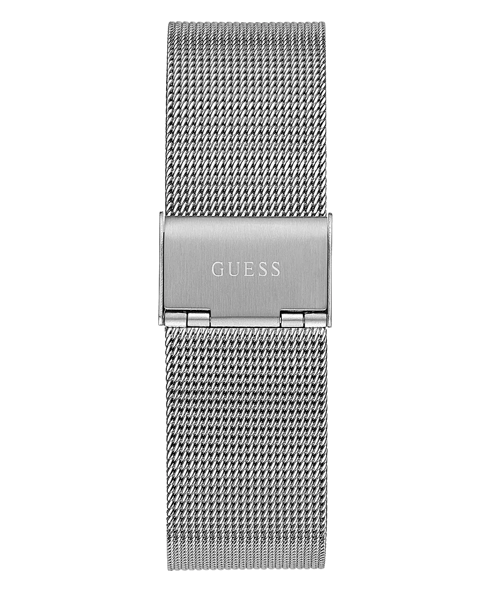 Guess Silver Tone Case Mesh Men's Watch GW0538G1