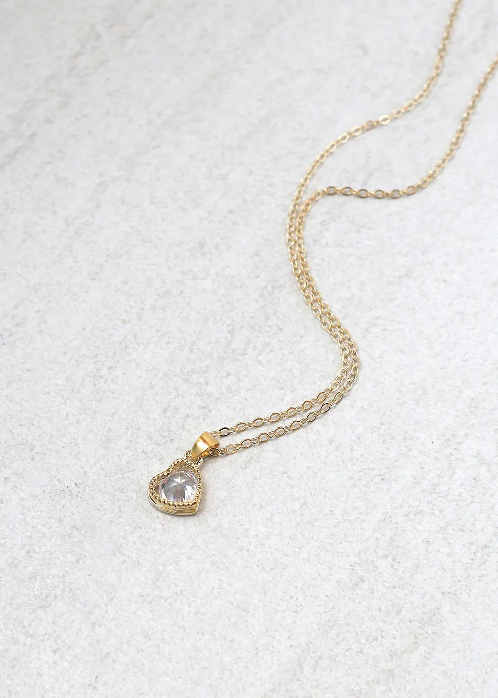 Heart Necklace Set