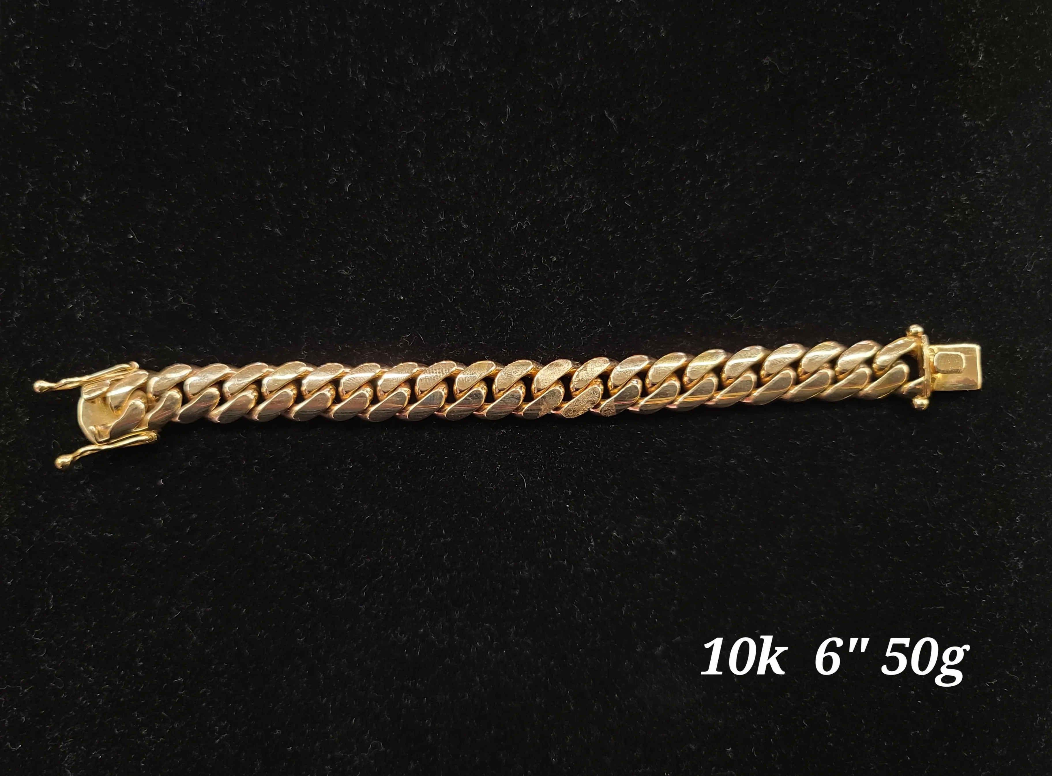 Kids Cuban Link Gold Bracelets