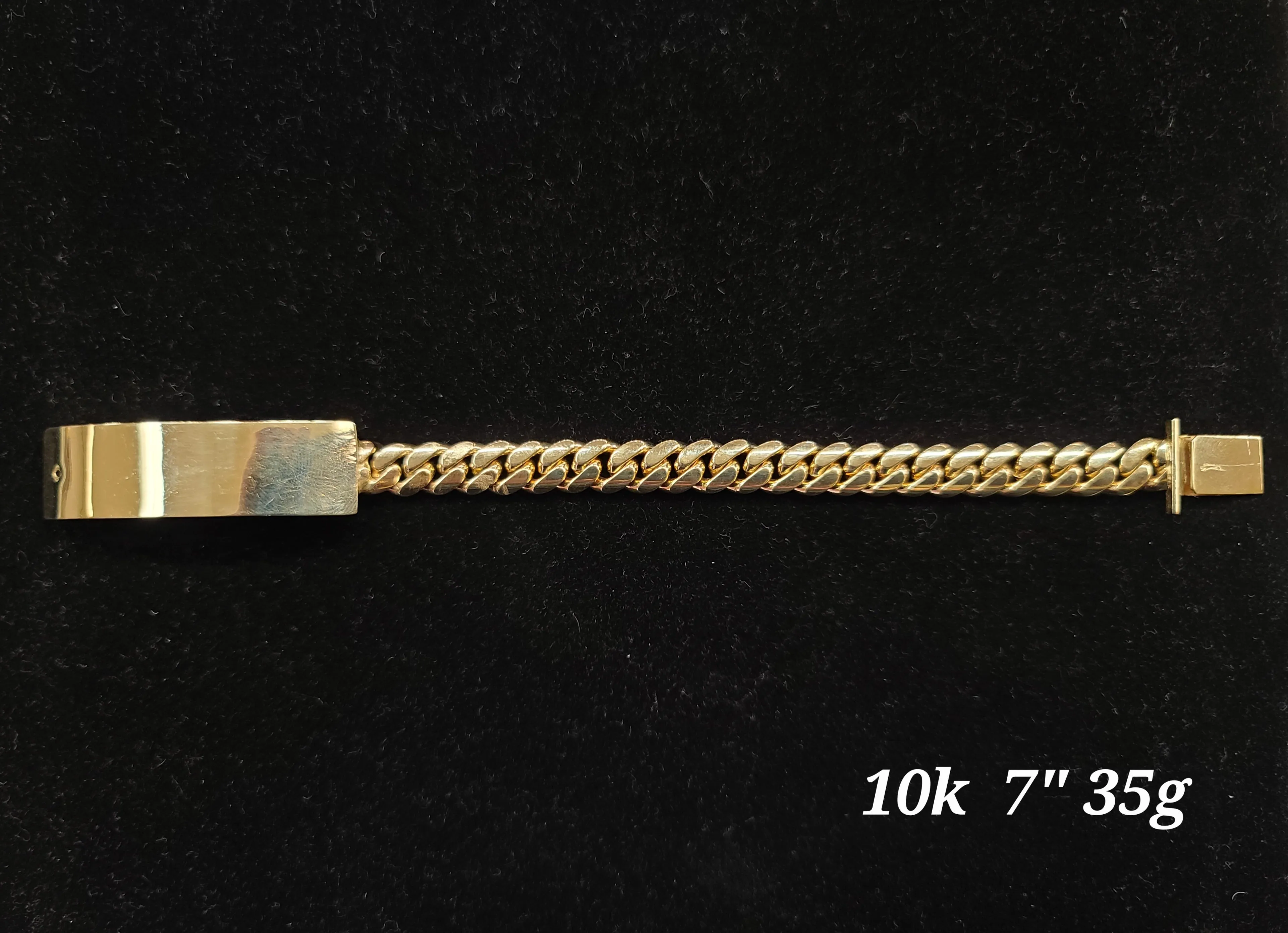 Kids Cuban Link Gold Bracelets