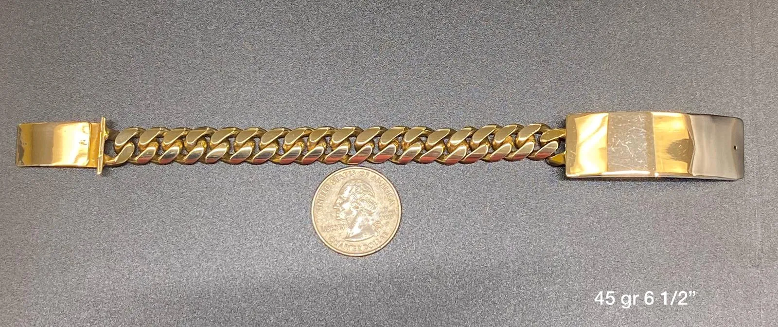 Kids Cuban Link Gold Bracelets