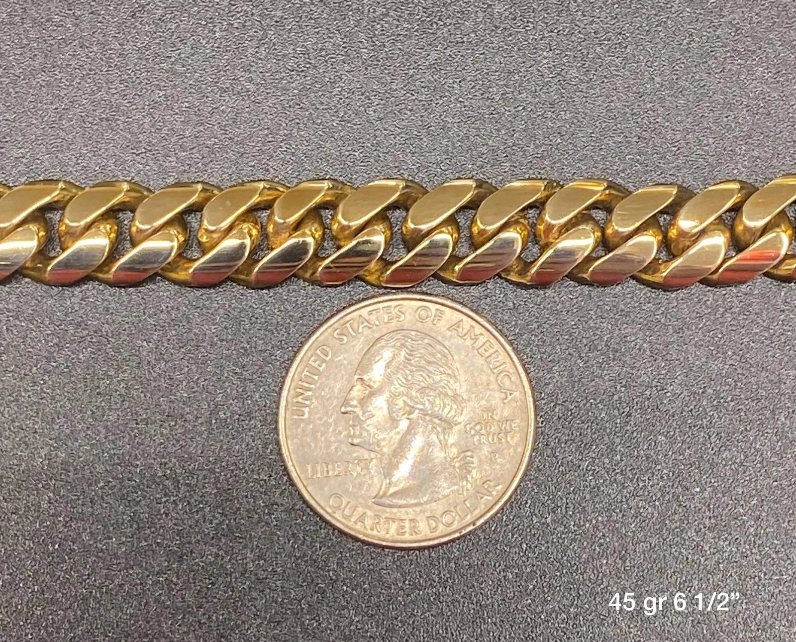 Kids Cuban Link Gold Bracelets