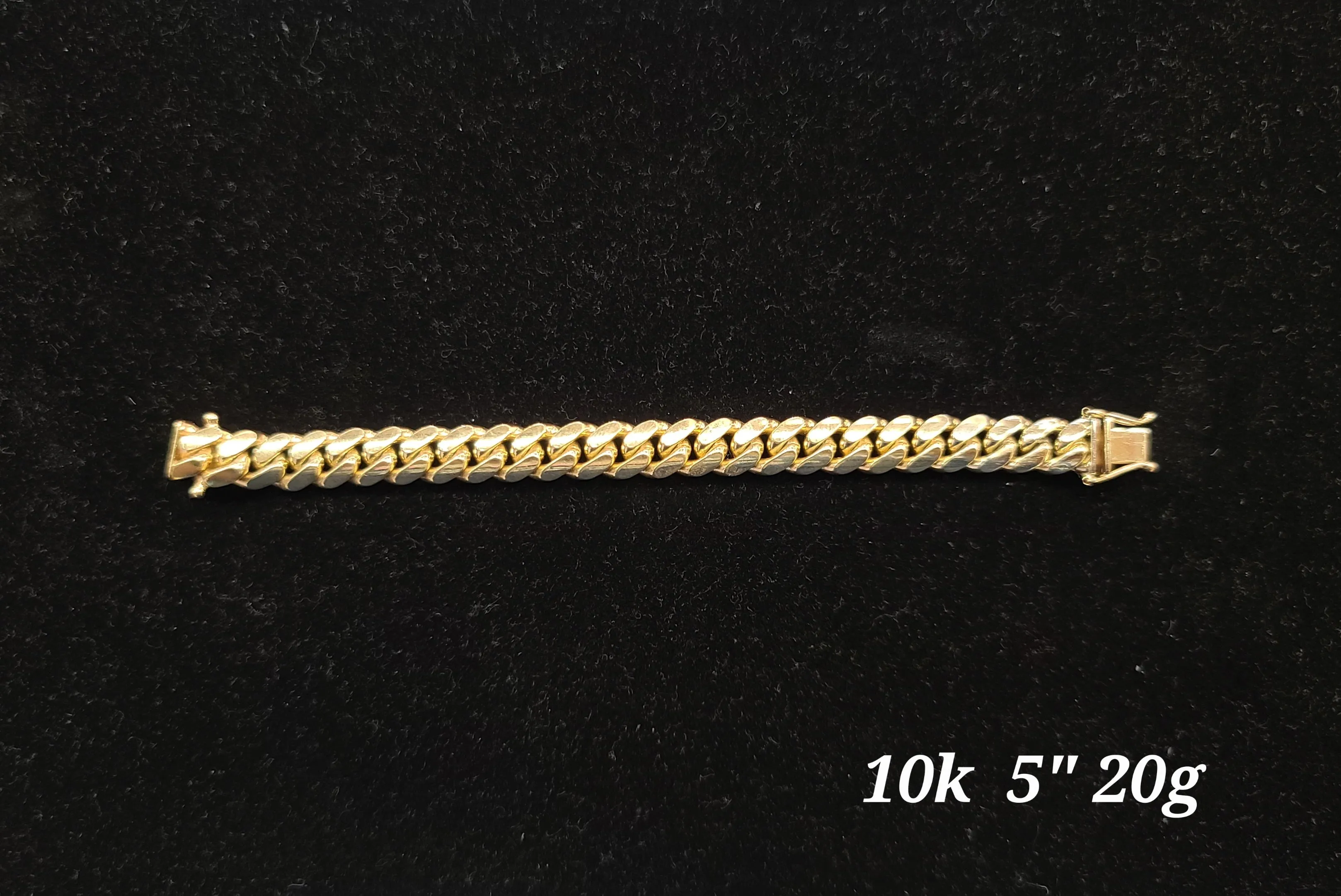 Kids Cuban Link Gold Bracelets