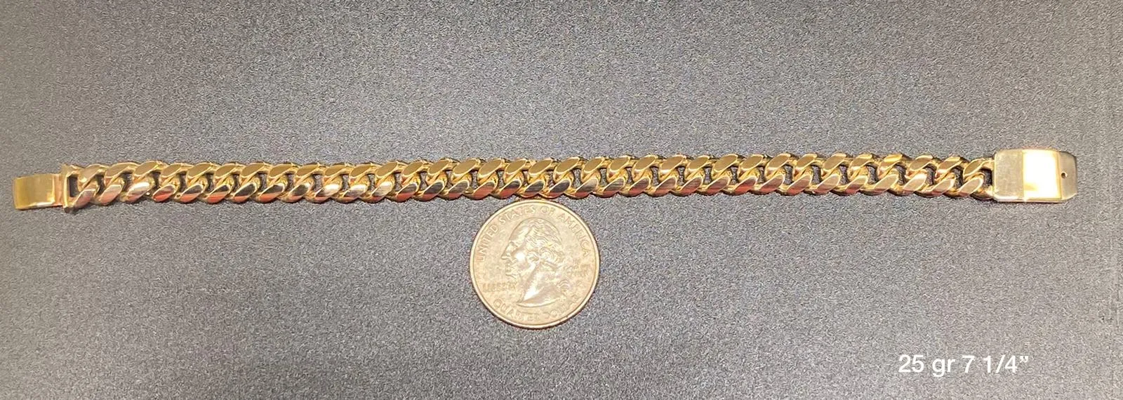 Kids Cuban Link Gold Bracelets