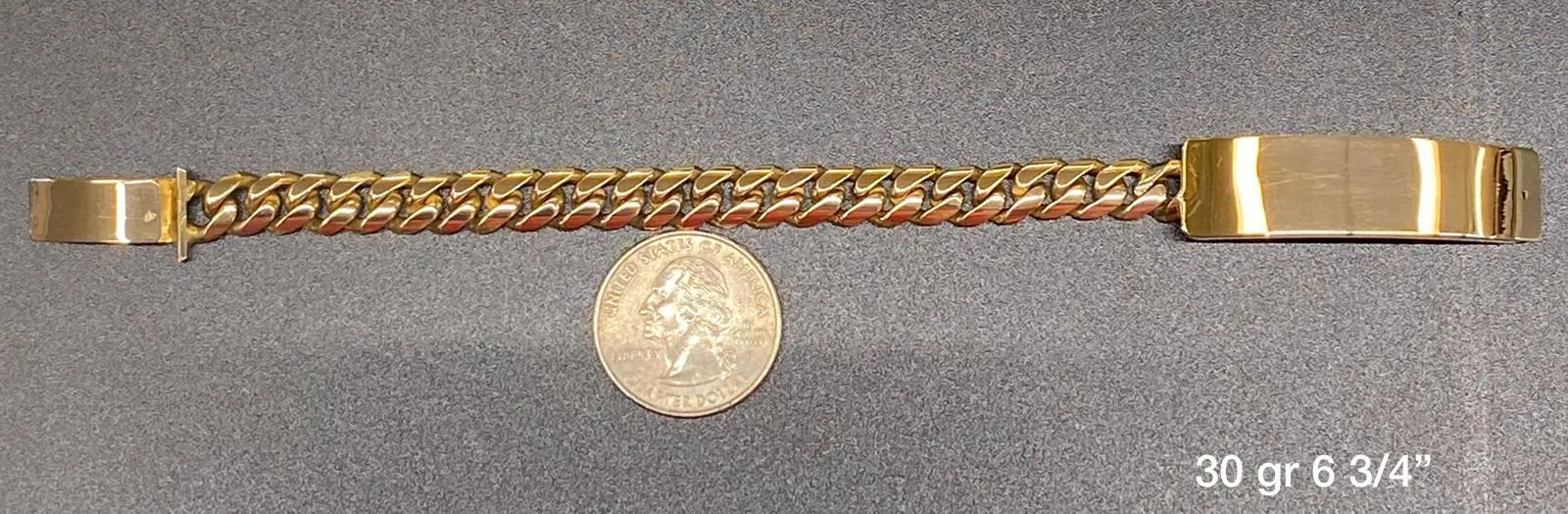 Kids Cuban Link Gold Bracelets