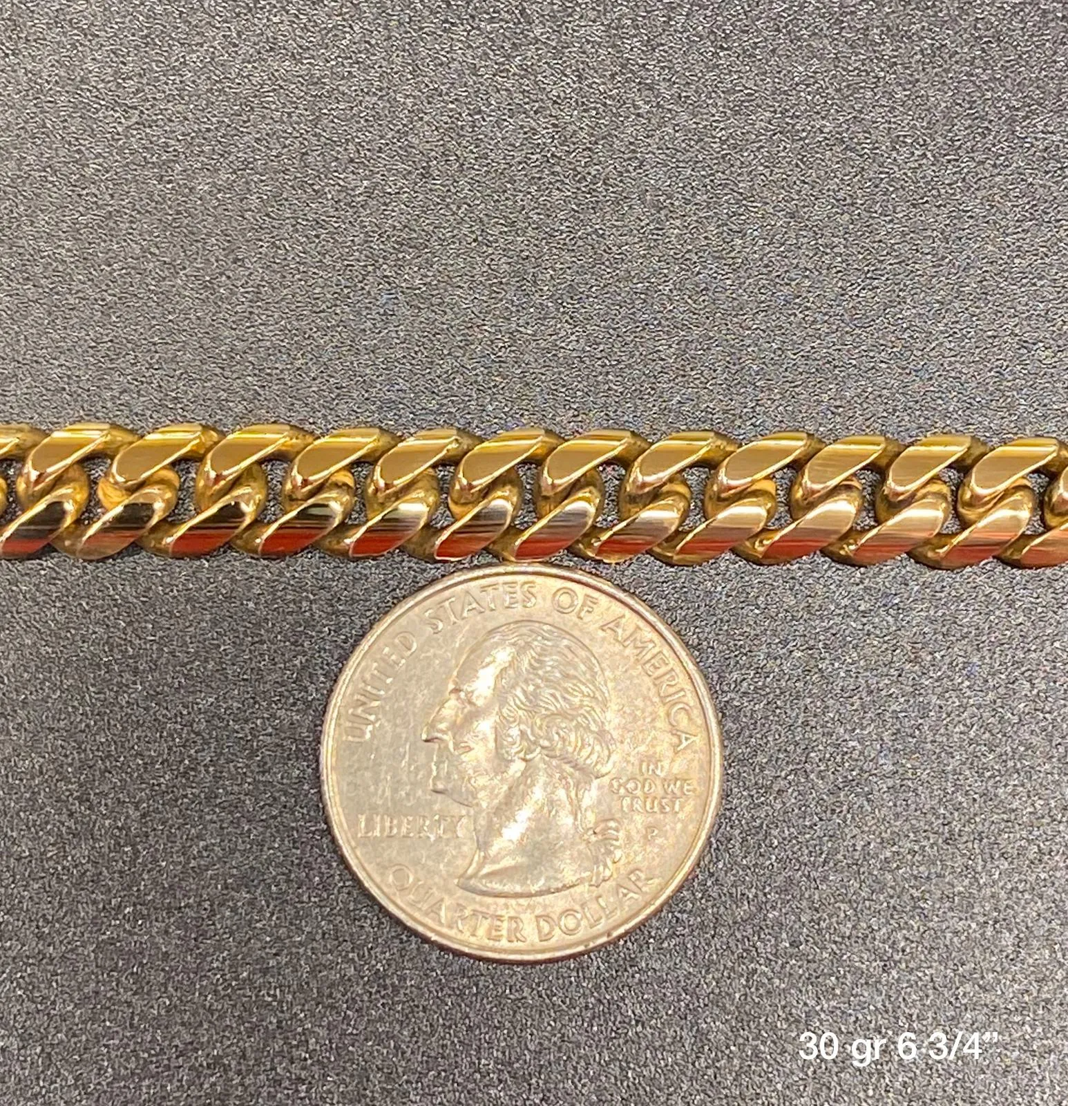 Kids Cuban Link Gold Bracelets