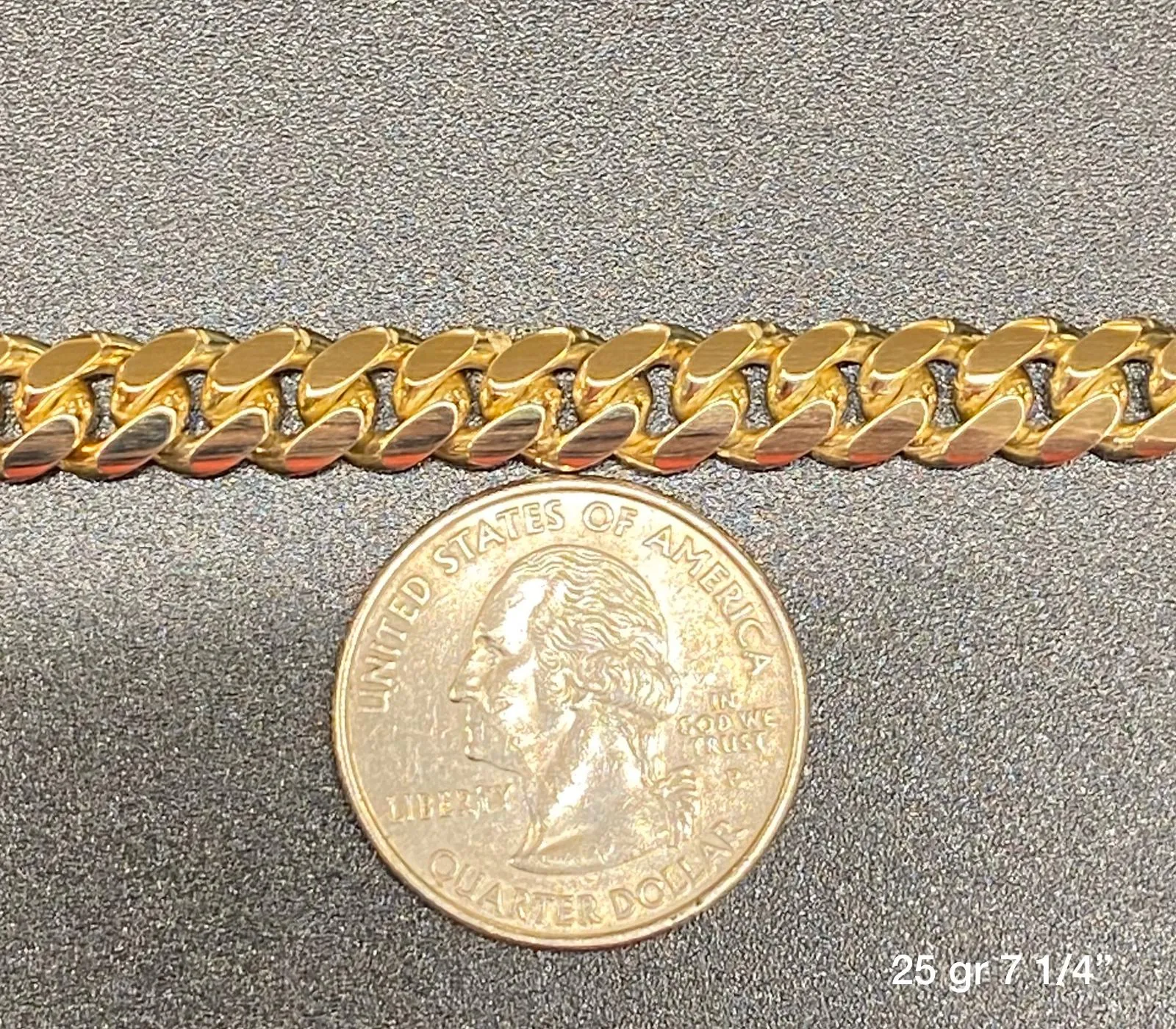 Kids Cuban Link Gold Bracelets