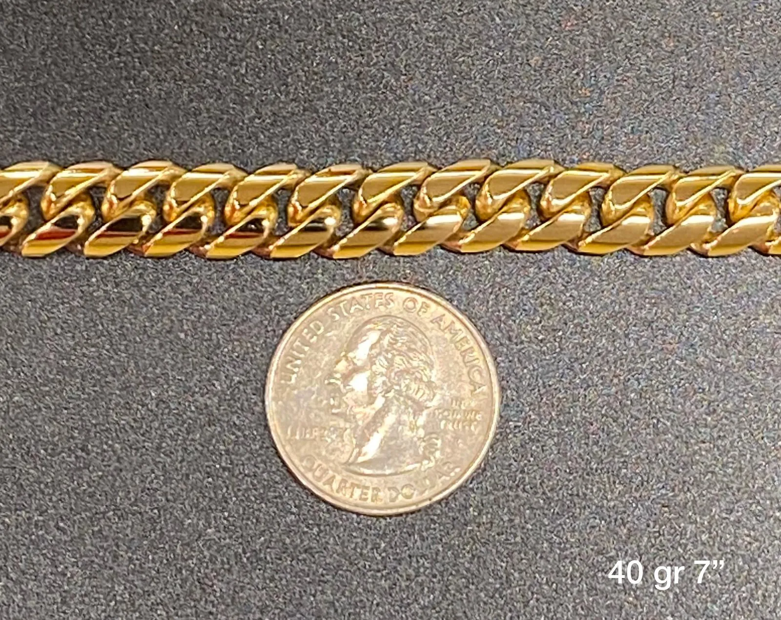 Kids Cuban Link Gold Bracelets
