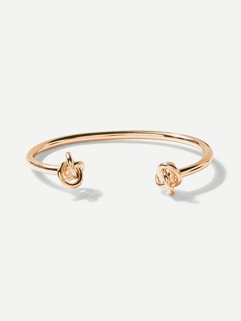 Knot Detail Cuff Bangle