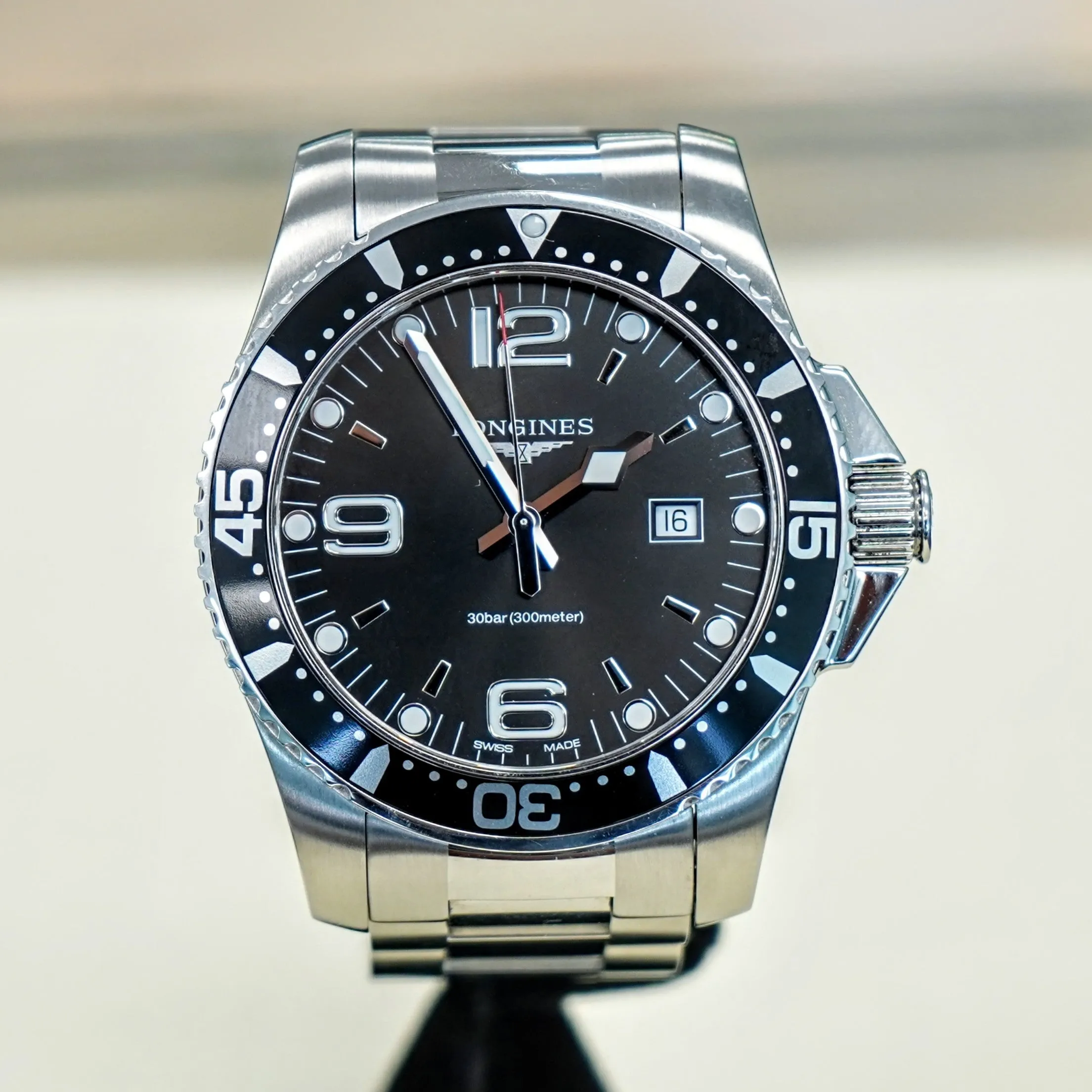 LONGINES HydroConquest Diver's Watch 44mm Swiss Made Wristwatch Ref. L3.840.4