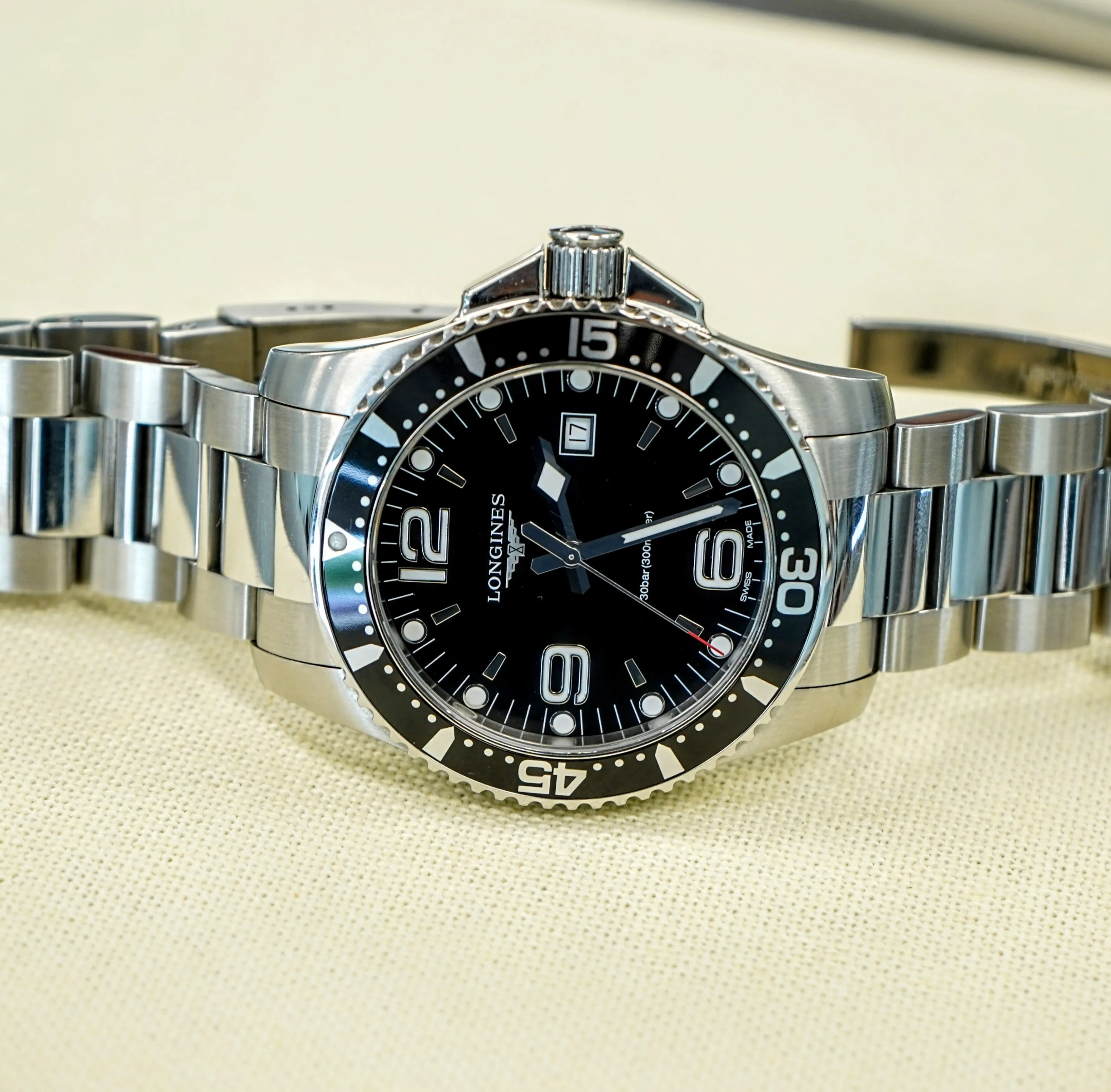 LONGINES HydroConquest Diver's Watch 44mm Swiss Made Wristwatch Ref. L3.840.4