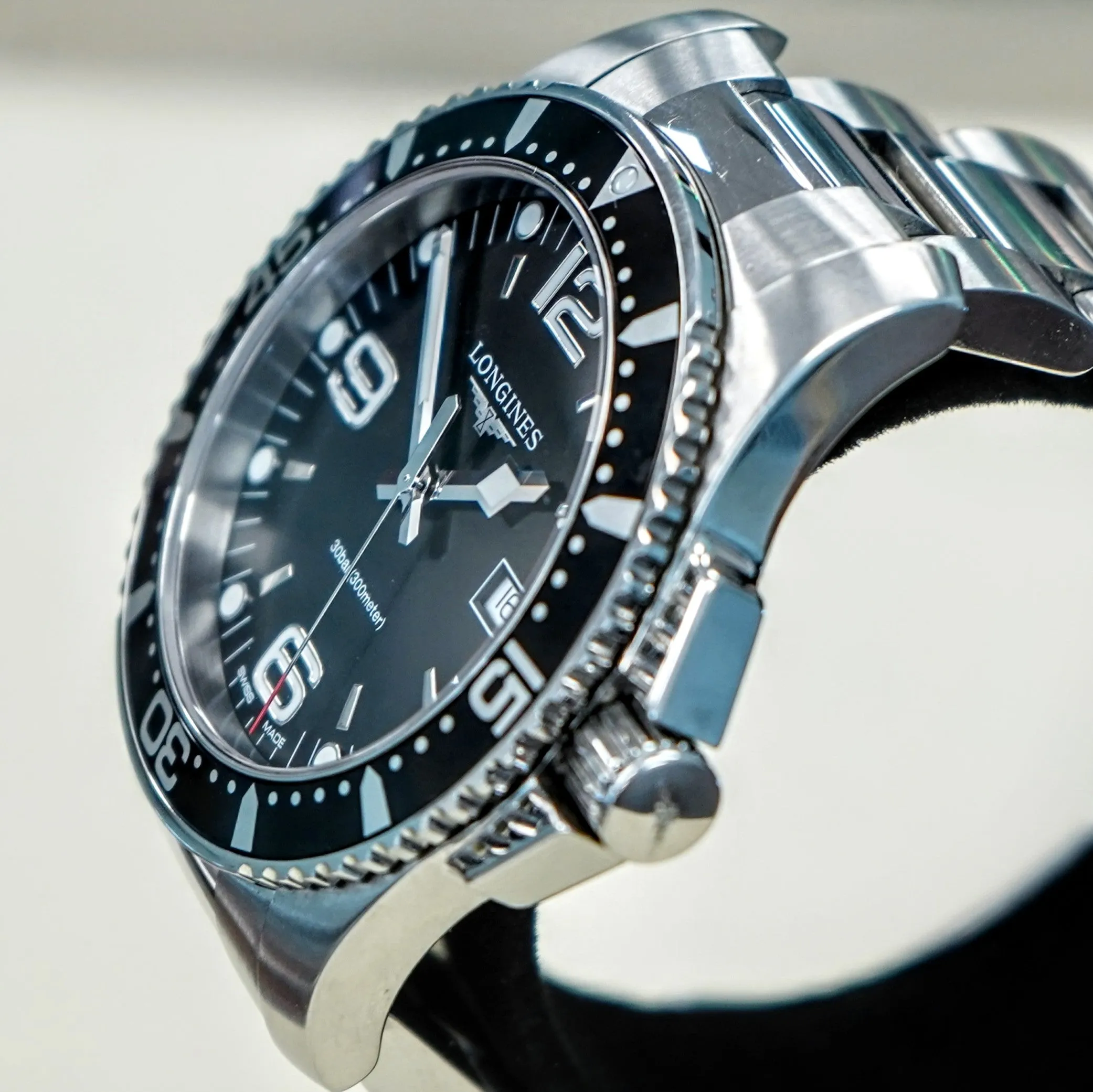 LONGINES HydroConquest Diver's Watch 44mm Swiss Made Wristwatch Ref. L3.840.4