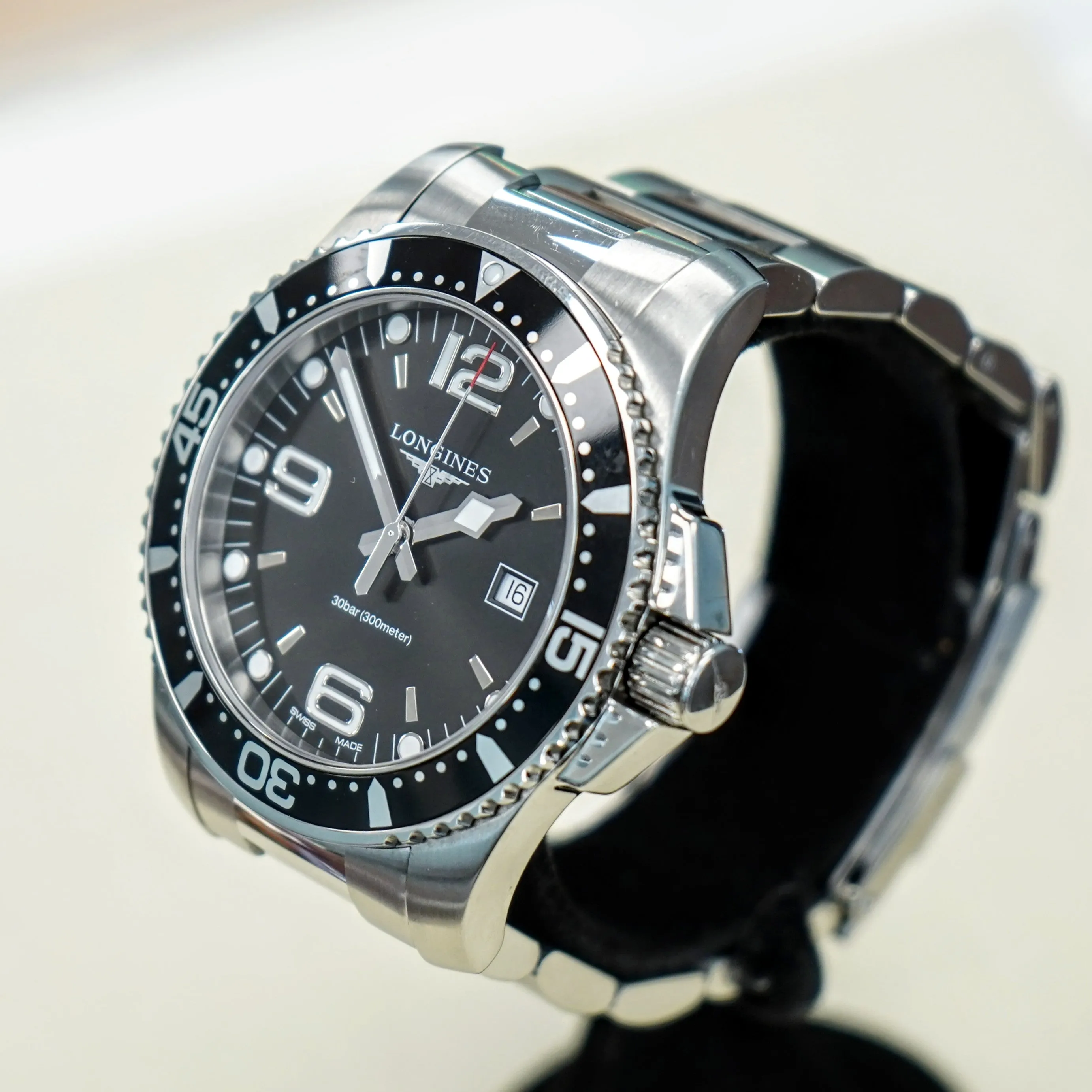 LONGINES HydroConquest Diver's Watch 44mm Swiss Made Wristwatch Ref. L3.840.4