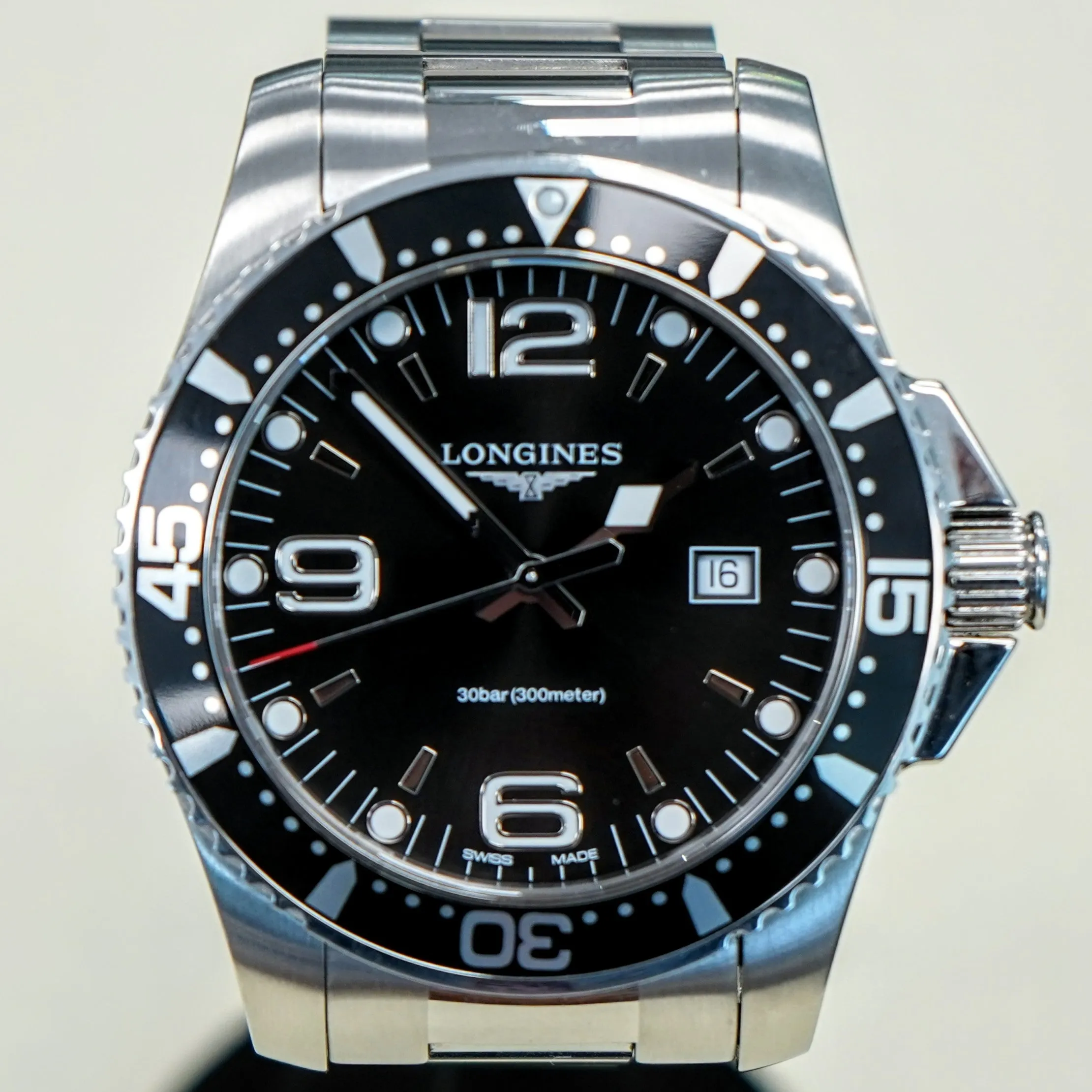 LONGINES HydroConquest Diver's Watch 44mm Swiss Made Wristwatch Ref. L3.840.4
