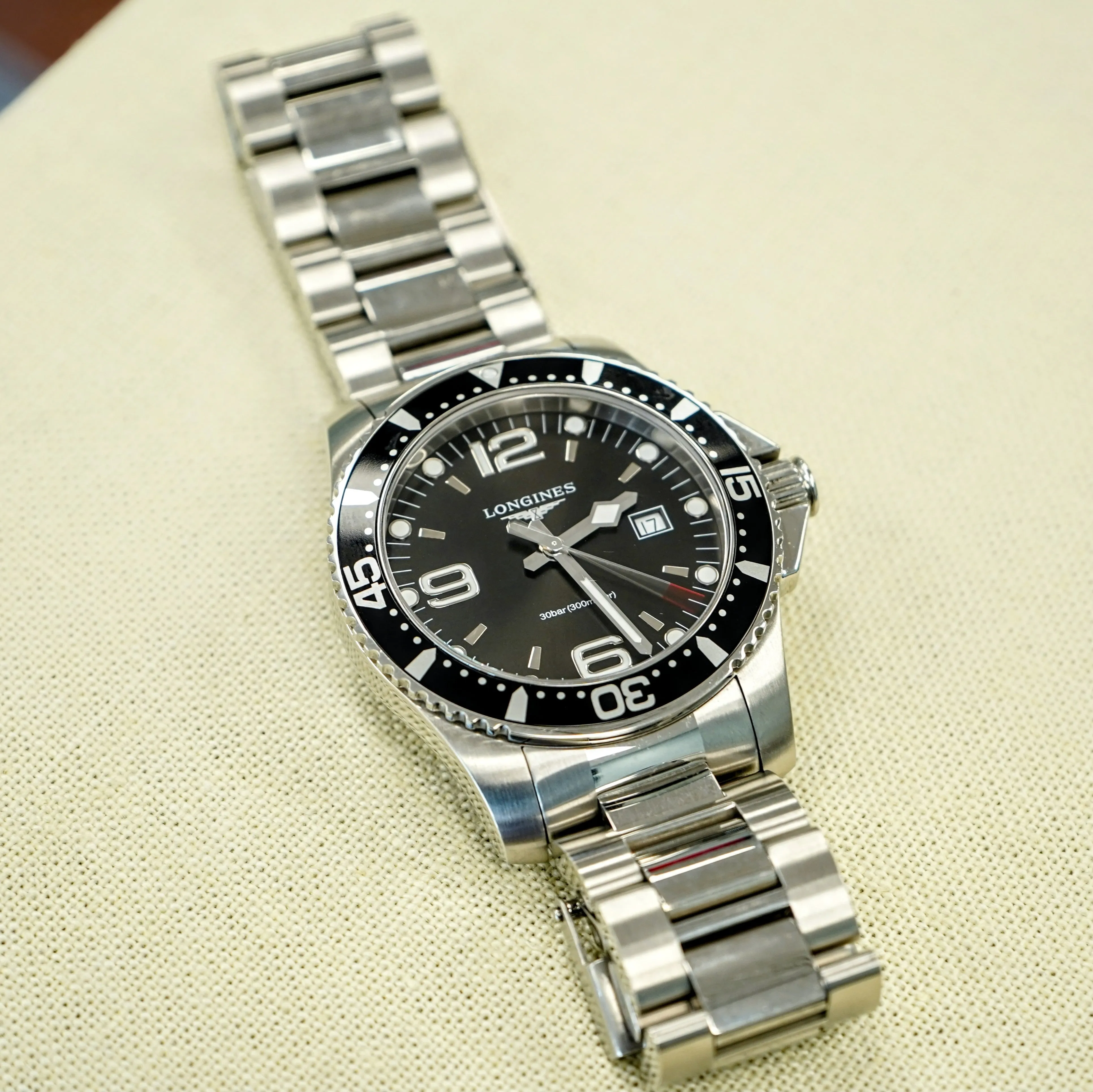 LONGINES HydroConquest Diver's Watch 44mm Swiss Made Wristwatch Ref. L3.840.4