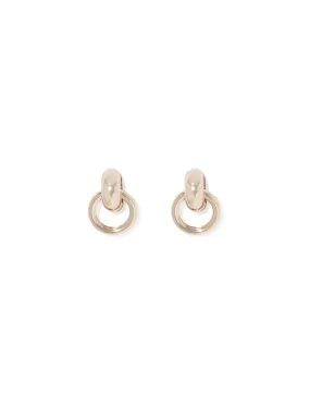 Maisie Mini Doorknocker Stud Earrings