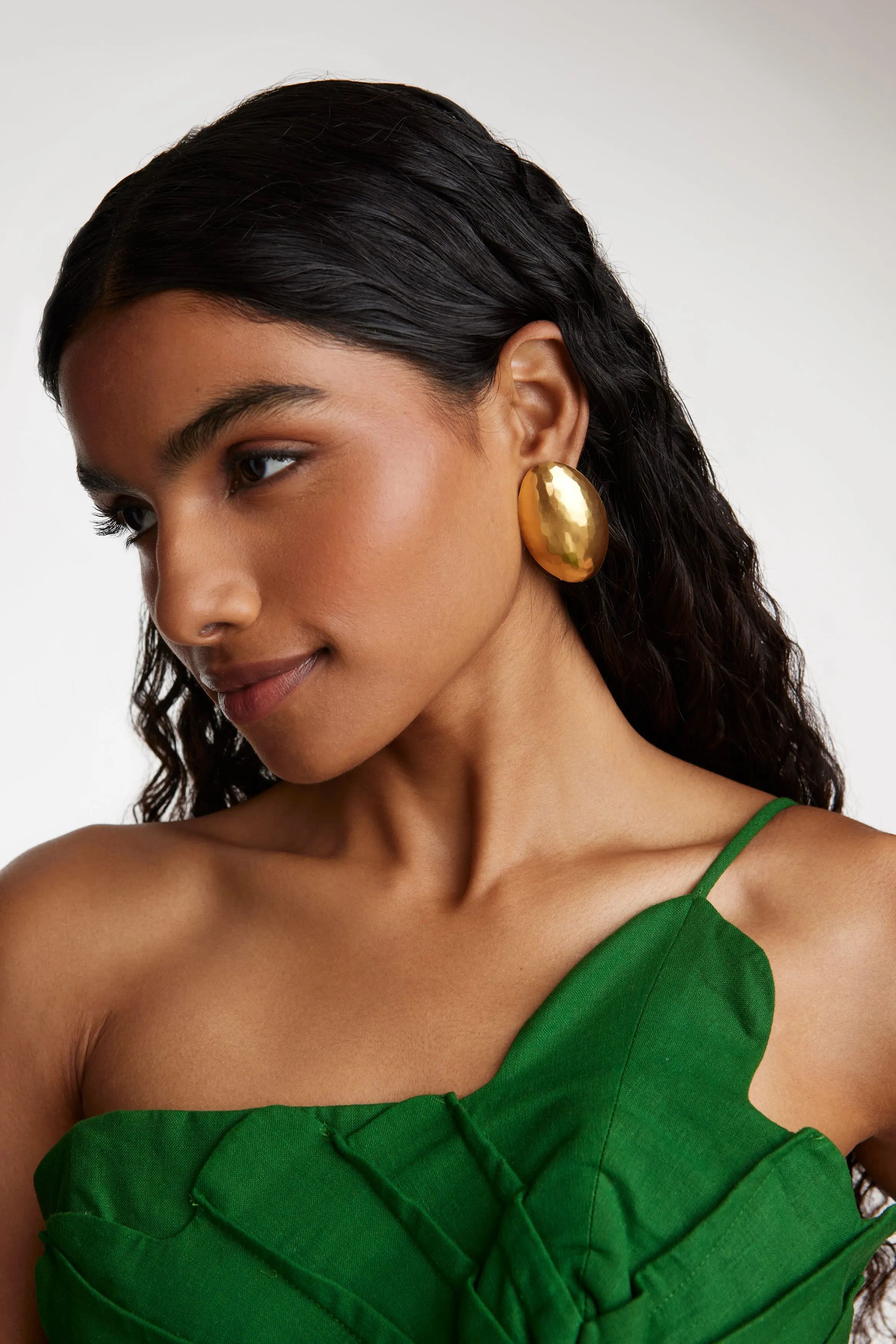 Mandorla Earrings, Clip On - PRE ORDER