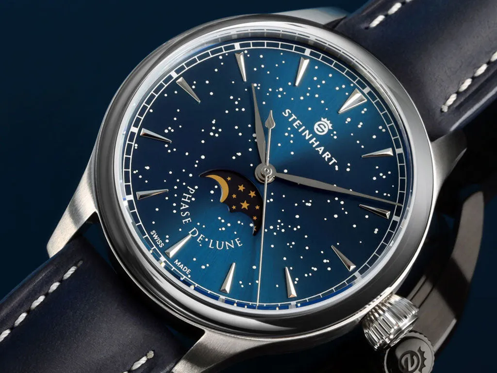Marine 42 Moon Phase Starry Night