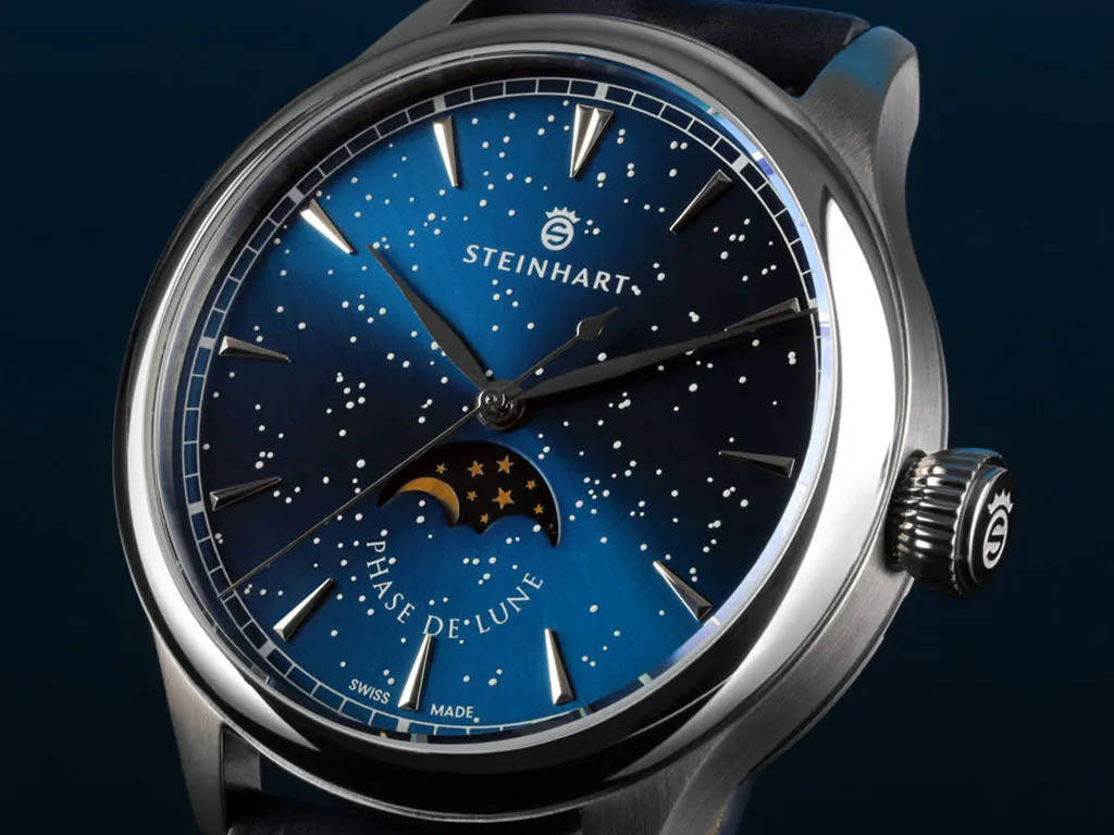Marine 42 Moon Phase Starry Night