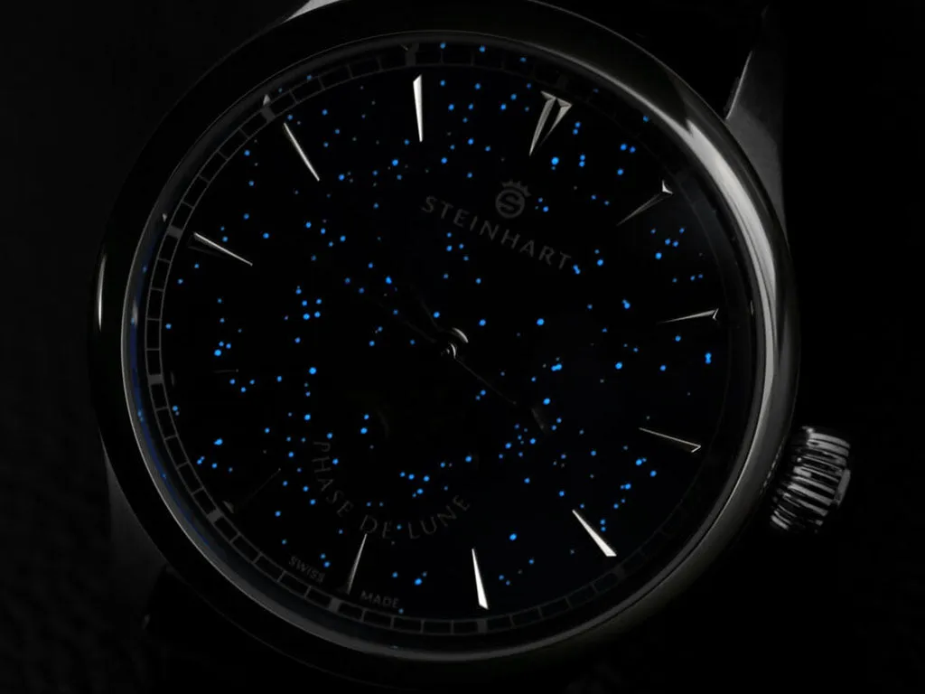 Marine 42 Moon Phase Starry Night
