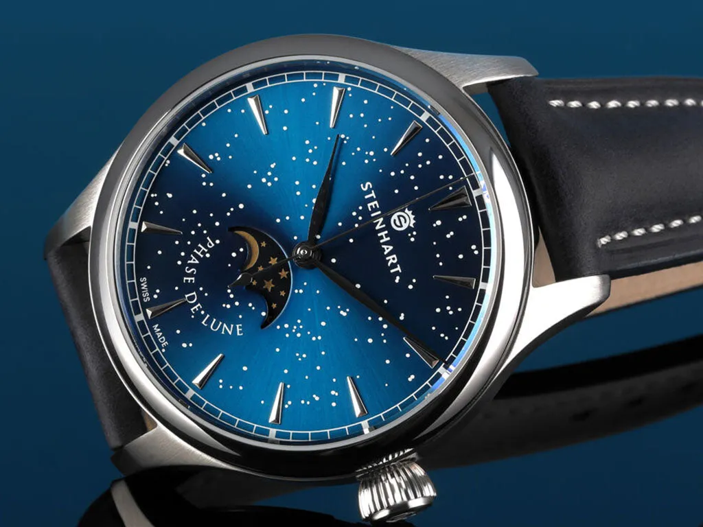 Marine 42 Moon Phase Starry Night