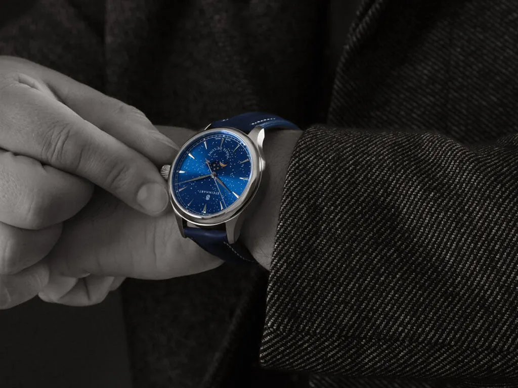 Marine 42 Moon Phase Starry Night