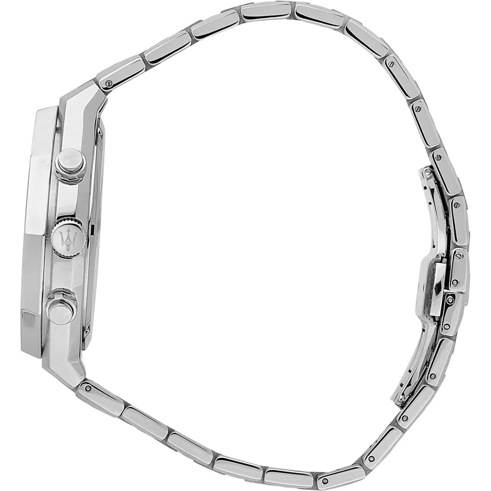 Maserati Stile Chronograph Silver Men's Watch R8873642006